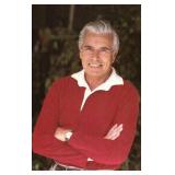 Dynasty John Forsythe signed postcard