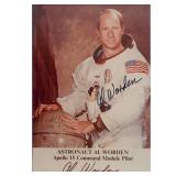 NASA Astronaut Al Worden signed photo. JSA...