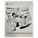 E. Arthur Harris Original Cartoon