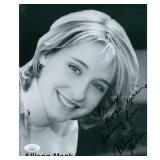 Smallville Allison Mack signed photo. JSA...