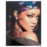Rihanna signed photo