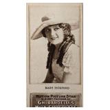Mary Pickford unsigned Ghirardelli promo card