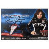 Indy Race Car Driver Milka Duno signed promo card
