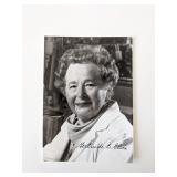 Nobel Prize Winner Gertrude B. Elion signed photo