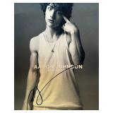 Aaron Johnson signed photo