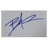 The Crow Brandon Lee signature slip