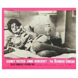 The Slender Thread Anne Bancroft signed lobby card