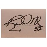 NBA Star Karl Malone signature slip