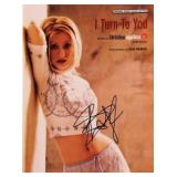 Christina Aguilera signed sheet music