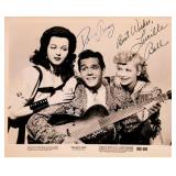 Lucille Ball and Desi Arnaz signed movie still...