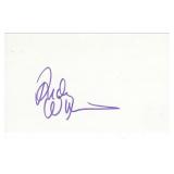Singer Andy Williams original signature