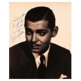 Clark Gable signed portrait photo