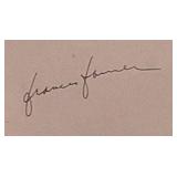 Frances Farmer signature slip