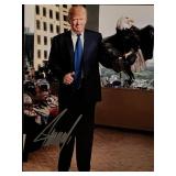 US President Donald Trump signed photo