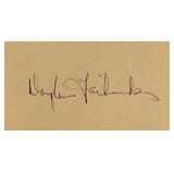 Douglas Fairbanks signature slip