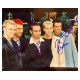 NSYNC band signed photo
