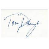 Taxi Tony Danza original signature