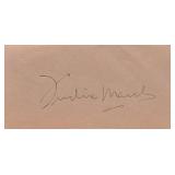 Fredric March signature slip