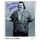 Capt. Lou Albano Signed Photo