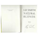 Natural Blonde Liz Smith signed book