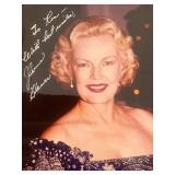The Girl Next Door June Haver signed photo