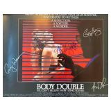 Body Double signed movie poster
