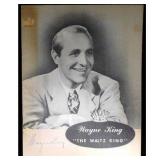 Wayne King Nancy Evans Ken Stevens Signed...