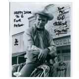 Sugarfoot Actor Will Hutchins Signed Photo JSA...