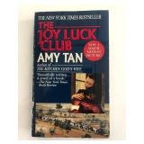 The Joy Luck Club paperback book signed by Amy Tan