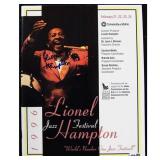Big Band Musician Lionel Hampton Signed Jazz...