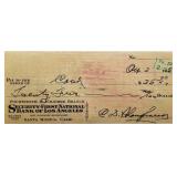 Football Coach Clark Shaughnessy double signed...