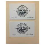 Hawaii Five-O TV prop business cards