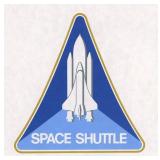 Space Shuttle vintage decal