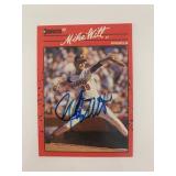 Mike Witt signed baseball card