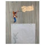 Ace Ventura original artwork and cel