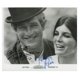Katherine Ross and Paul Newman signed "Butch...