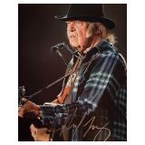 Neil Young signed photo