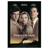Tequila Sunrise 1988 original vintage one sheet...