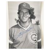 Chicago Cubs Scott Sanderson signed photo