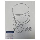 Mort Walker Beetle Bailey hand drawn and signed...