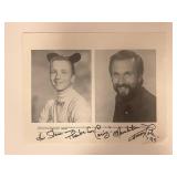 Mousketeer Tommy Cole signed photo