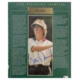1996 JCPenny Classic Beth Daniel signed profile...