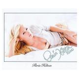 Paris Hilton signed photo