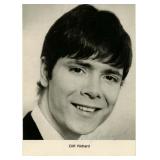 Cliff Richard signed promo photo