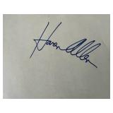 Raiders of the Lost Ark Karen Allen autograph
