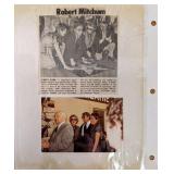Robert Mitchum Photo Album Page