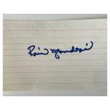 LA Dodgers Raul Mondesi original signature