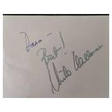 60 Minutes Mike Wallace autograph
