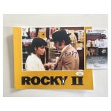 Rocky II Burt Young signed photo. JSA