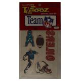 Houston Oilers Vintage Tattoo Sheet ï¿½ NFL...